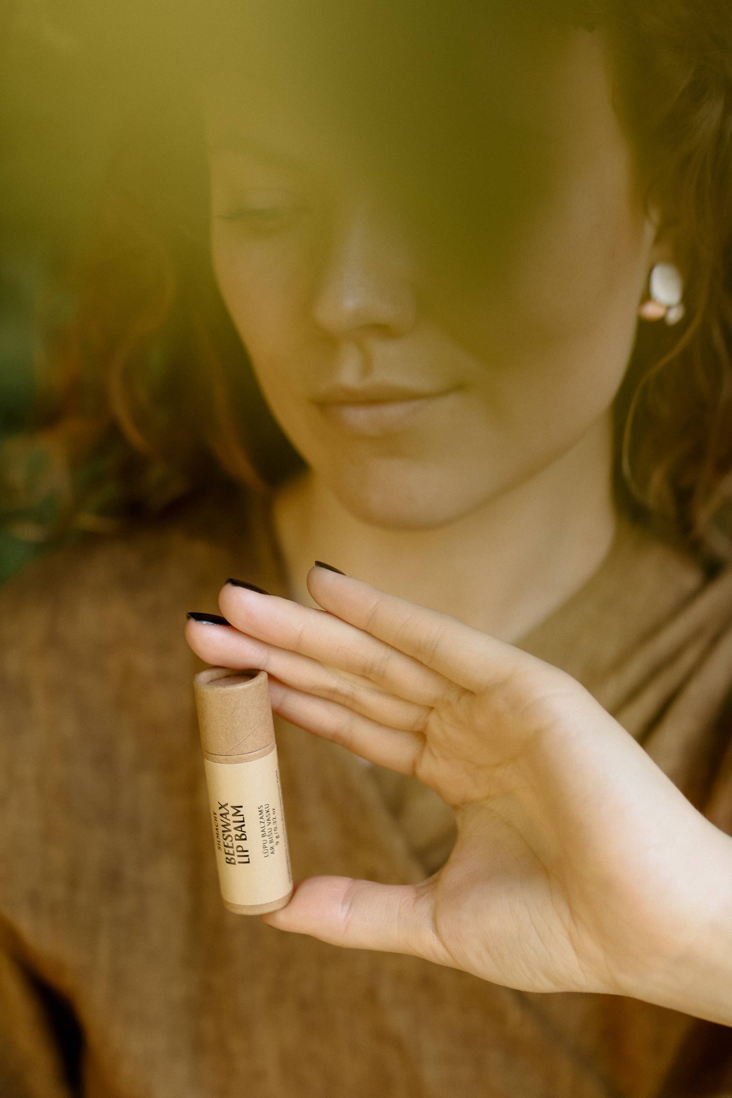 Nourishing Beeswax Lip balm in eco-cardboard packaging