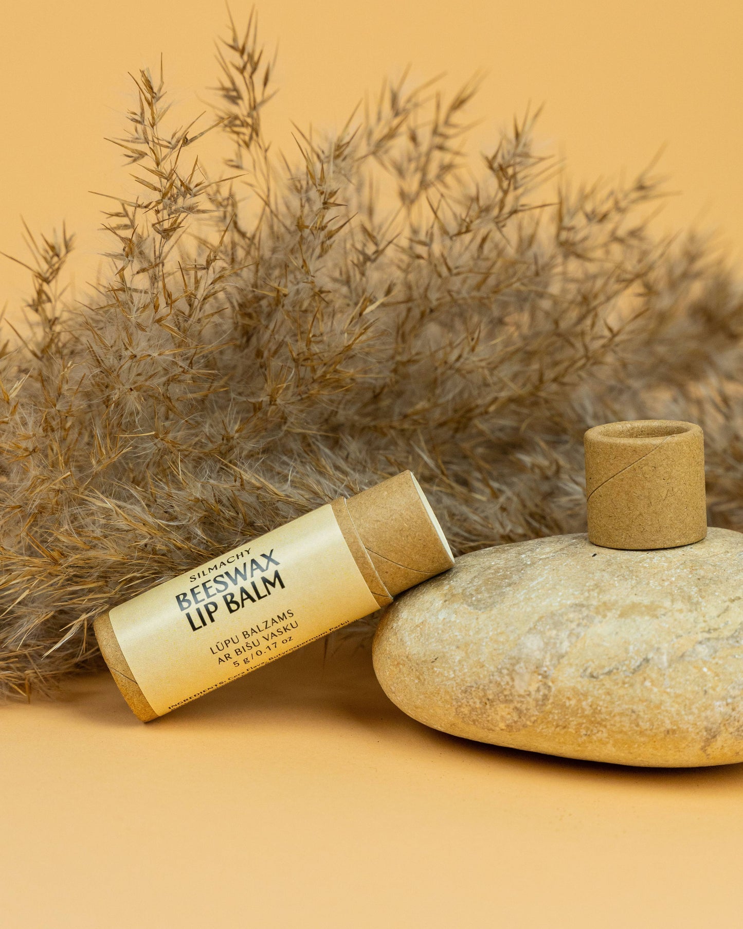 Nourishing Beeswax Lip balm in eco-cardboard packaging