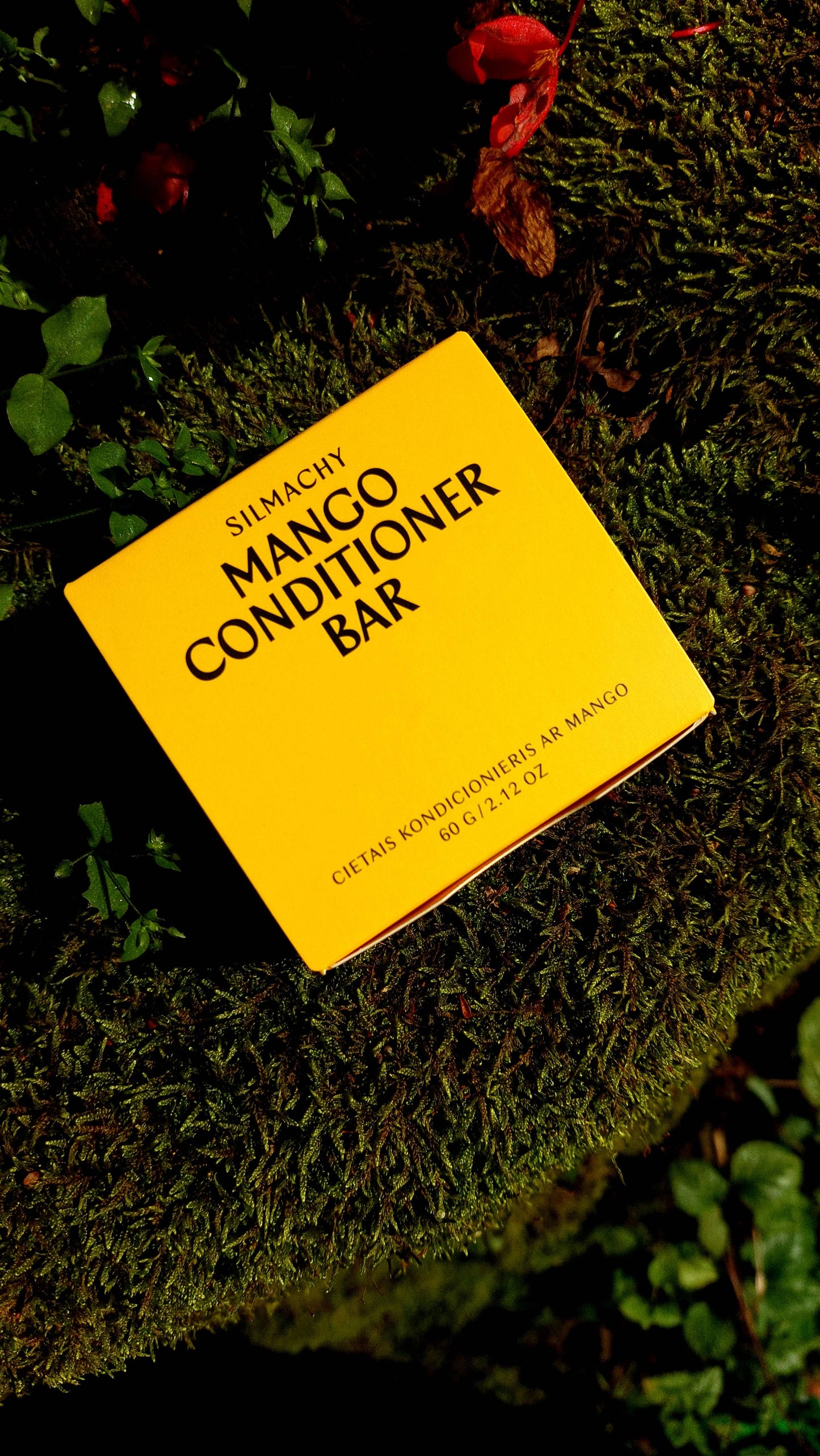 Hair nourishing conditioner bar with Mango extract